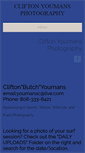 Mobile Screenshot of cliftonyoumansphotography.com